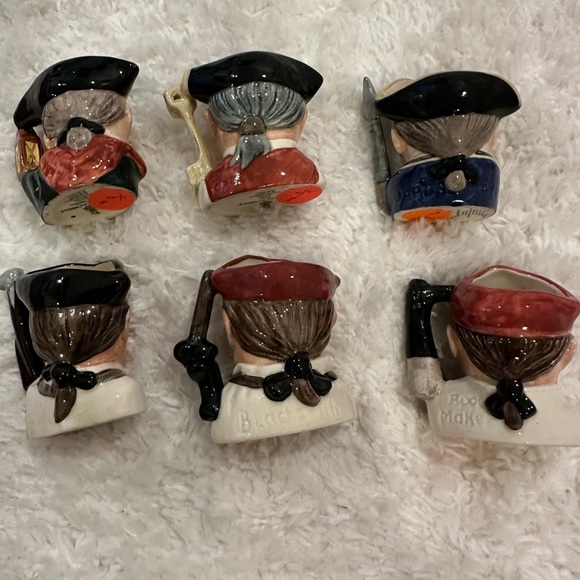 6 Miniature Royal Doulton Character Toby Mugs Jugs - Picture 10 of 16